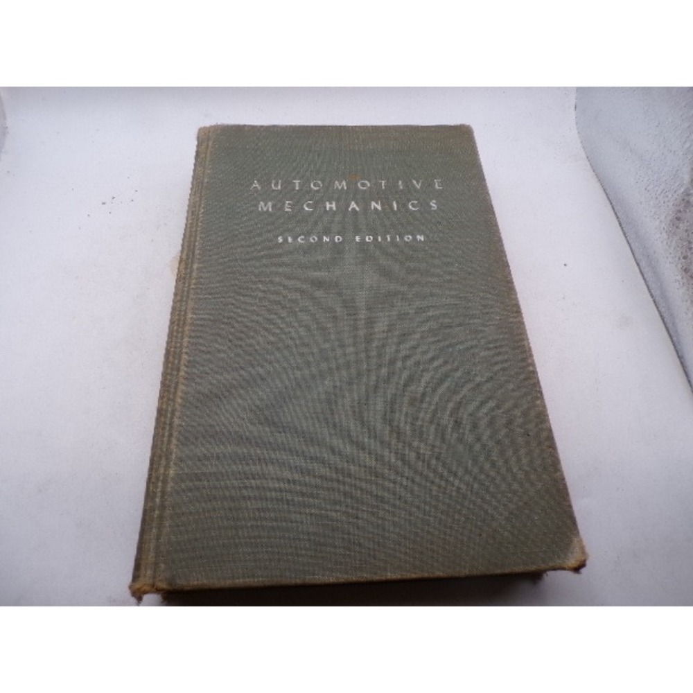 Vintage 1951 Automotive Mechanics Second Edition William Crouse McGraw-Hill Book